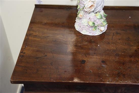 A George III mahogany serving table, W.4ft. D.1ft10in. H.2ft8in.